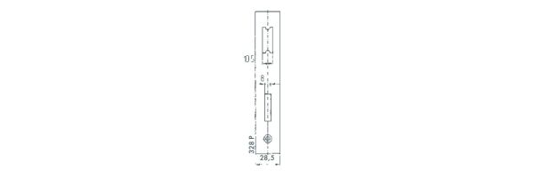 Stulpbreite 28,5mm