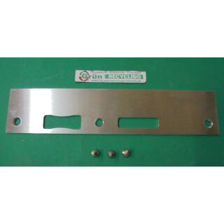 Hueck Haustürschließblech Edelstahl Rechts Links 52x245 mm Fach4L2/4