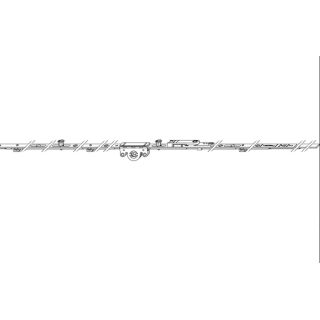 WINKHAUS Getriebe konstant GAK.2225-2, DM 15,5 mm, FFH 1975-2225 mm, silber mit 2 Pilzzapfen Raum11W2/M3