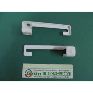 ROTO NT Abdeckkappe E5 Holz Ecklager rechts Silber R071 263905 84 x 19mm R3R9/27