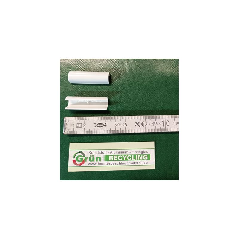 861167 Roto ROTO NT Abdeckkappe kurz Axerband KSB 608681 Weiß 40x12mm Raum1R1/78, 4 ...