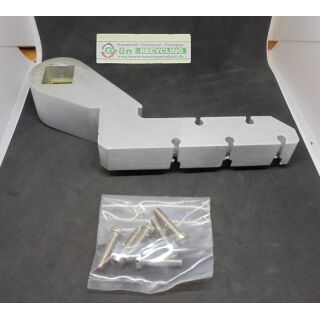 Hartmann E2000 Türbandschiene für Bodentürschliesser E2678 silber Fach04R7/4