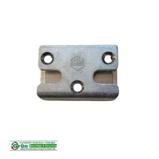 MACO Schließteil i.S. für PVC - 0,8 mm Anpressdruck Silber HB11/82
