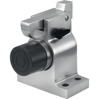 KWS Türfeststeller 1010.02, Aluminium Gebürstet, Bodenmontage
