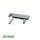 GU Eckband UF8 865, 85 x 11 mm, Falz 10 mm, 2 Haltezapfen unten 35mm, oben 22 x 7 mm  SchrankP128/1