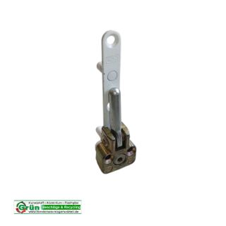 SIEGENIA Ecklager verstellbar - mit 2 Haltezapfen oben 11mm - unten 24mm x 7mm SchrankP149/3