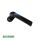 SCHÜCO Haustürdrücker 210606 10 mm drehbar mit Rückholfeder oval - Schwarz FachP4754