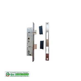 Schüco Panikschloss Dorn34mm  1 FLG.LS Edelstahl - U - Stulp  Schlosskasten 200x47mm   211878