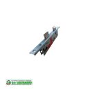 Schüco Panikschloss Dorn34mm  1 FLG.LS Edelstahl - U - Stulp  Schlosskasten 200x47mm   211878