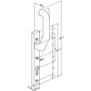 Schüco Handhabe Fenster Griff silber 234201 Schild...