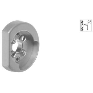 Schüco Rosette zu Steckgriff KVD inox 247108 rechts HB11/033