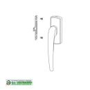 Winkhaus  PSK  Handhebel / Drehgriff EV1 Silber Rechts...