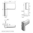 SCHÜRING m-tec I S Band 25 mm weiß m.Winkel...