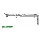 ROTO Falzaxerarm Designo 2 NT K06 Kunststoff links HB11/75