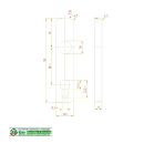 SIEGENIA Abdeckkappe Si-line HS300 PZ EV1 FachX2851