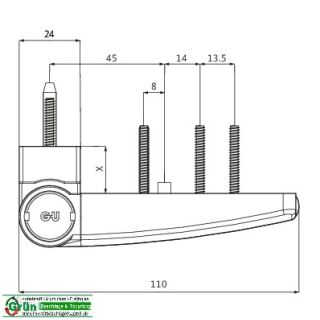 GU Türband FH110,Übers. 12,5-16 Braun