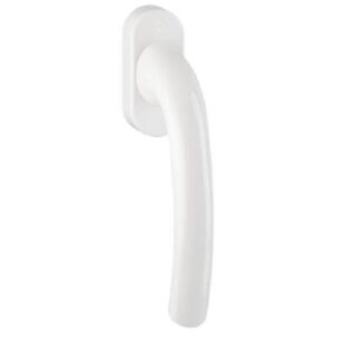 Hoppe ALU Fenstergriff Olive Tokyo Standard weiss Ral 9016 0710/U26 35mm Vierkant FachP5198 alternative FachVRFR/54