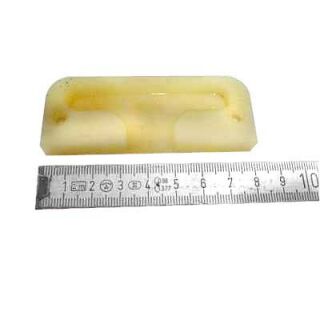 Schließblech Kunststoff für Schwingfenster 80 x 30mm  Gr. 40 NACHDRUCK