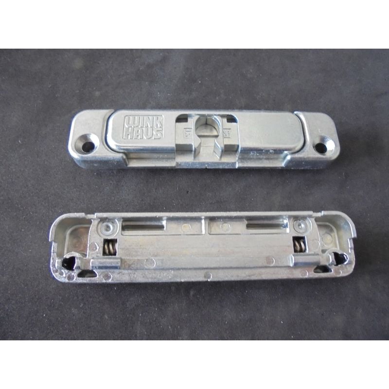 Winkhaus Balkontürschnäpper BK WSK 121 Silber - Für Terrassentüren, Mit Schnäpperbolzen