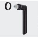 SCHÜCO Fenstergriff Standard f.23 mm Kammergetriebe Tiefschwarz Ral 9005 247002 FachVR4/456