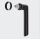 SCHÜCO Fenstergriff Standard f.23 mm Kammergetriebe Tiefschwarz Ral 9005 247002 FachVR4/456