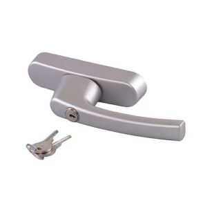 ROTO ALU Fenstergriff Getriebe Rotoline 26 abschl. 540I SILBER 447154 378843 PODEST