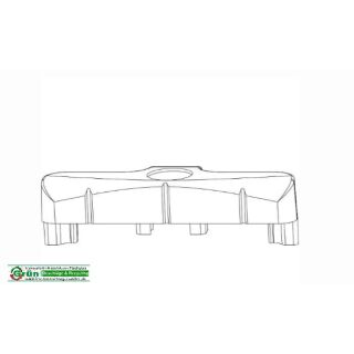 MACO Schließteil Standard PVC 12/20- 9 TROCAL 900 silber