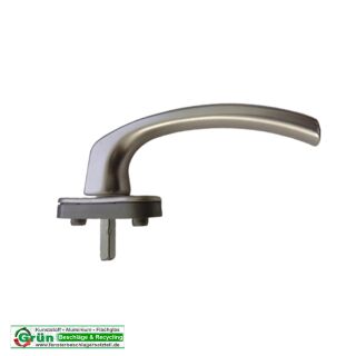 Fenstergriff Silber - Lochabstand 43mm - Vierkant 26 x 7mm  FachVRFR