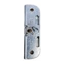 MACO Schließteil Schließblech i.S. FT24 13V Schrägverschraubung Silber LOGO GIEMME HB12/56