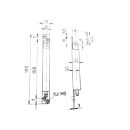WSS Vertikalgetriebe weiss  ALU-Lux  11.134.63.30 Hub 62...