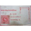 WSS Schlechtendahl Oberlichtöffner Mini-Kipp-S Ausfführung A Nr.11-121  PodestR3/6