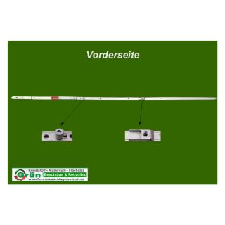 ROTO NT Stulpflügelgetriebe Euronut 7/8 Gr.1090/335 | FFH 1001-1200 mm | 1 Stahl-Schließstück | 1 E-Zapfen KR02/07