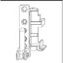 MACO Matic Ecklager 52232 Links , 12L 20Ü , 76 x 36mm, Zapfen Ø 7 x 32mm FachX1863