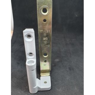 SIEGENIA FAVORIT Eckband Falzeckband Holz 12 mm Falzluft weiss RECHTS 130 kg 209905 827722 FachP4319