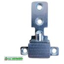 AUBI Ecklager Links 58x42mm, Haltezapfen 20x8mm Nachbau in hell verzinkt FachVR5/522