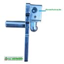 AUBI Ecklager Links 58x42mm, Haltezapfen 20x8mm Nachbau in hell verzinkt FachVR5/522