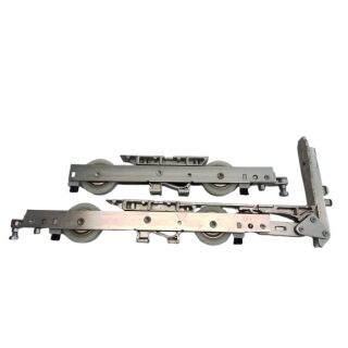 MACO Packung HS Laufwagen 102952 Kunststoff  Silber 300KG mit Bürsten HB11/125