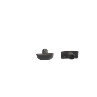Wasserschlitzkappe half-pipe 30 x 12 mm Zapfen 10 mm quarzgrau 304-08-0113 HB11/136
