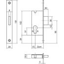 Wilka Systeq Riegelschloss systeQ-S 038R D40...