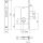 Wilka Systeq Riegelschloss systeQ-S 038R D40 F3x24x181,L/R VKW1/516