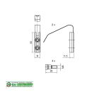 Esco Befestigungs Platten Set TB60AT 2-tlg. - B=15mm...