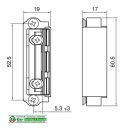 ESCO Fallenhalter 118 ProFix2 Zink Druckguss, 3 mm...
