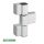 DR. HAHN Türband Haustürband Serie 60 AT 3tlg. Drehpunkt 20mm Bohrabstand 84mm EV1 eloxiert  HB12/15