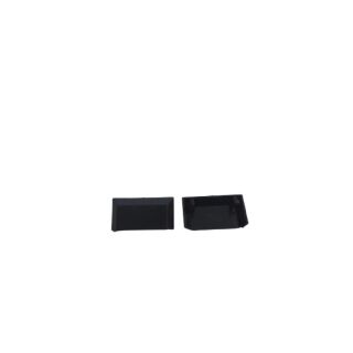 Wasserschlitzkappe schwarz 34x18 mm Schlitz 24  HB10/112