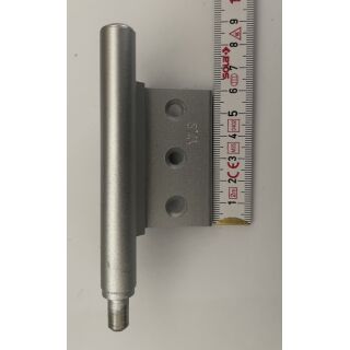 NOTTER Eckband silber rechts  Dreiloch 17,5 Lochabstand 21/21 mm  HC6/1