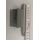 NOTTER Eckband silber rechts  Dreiloch 17,5 Lochabstand 21/21 mm  HC6/1