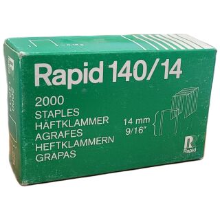 RAPID Heftklammern 140/14 9/16" 2000 Stk