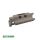Hueck Scherenlager 6077 021 DIN Links - 6 mm Stift Bandeinlass 12 mm - Weiß  HB12/62