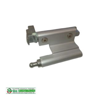 HUECK Eckband Klemmblech 908972 Rechts - Silber  FachVR3/379