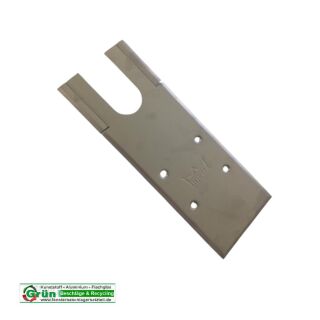 DORMA Deckplatte für Bodentürschließer 286 x 105mm  HB12/072